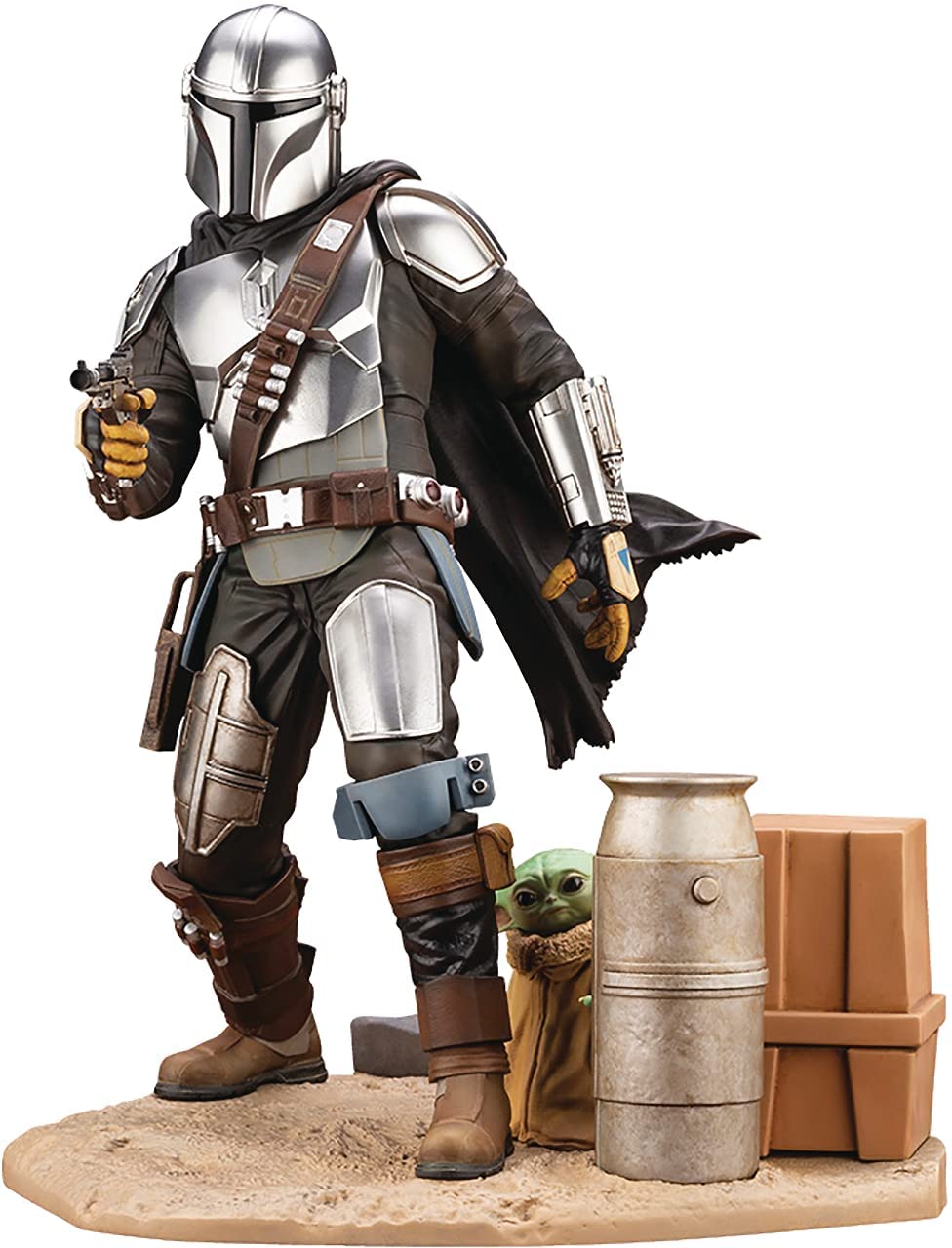 Star Wars Mandalorian Black Series collectible statue