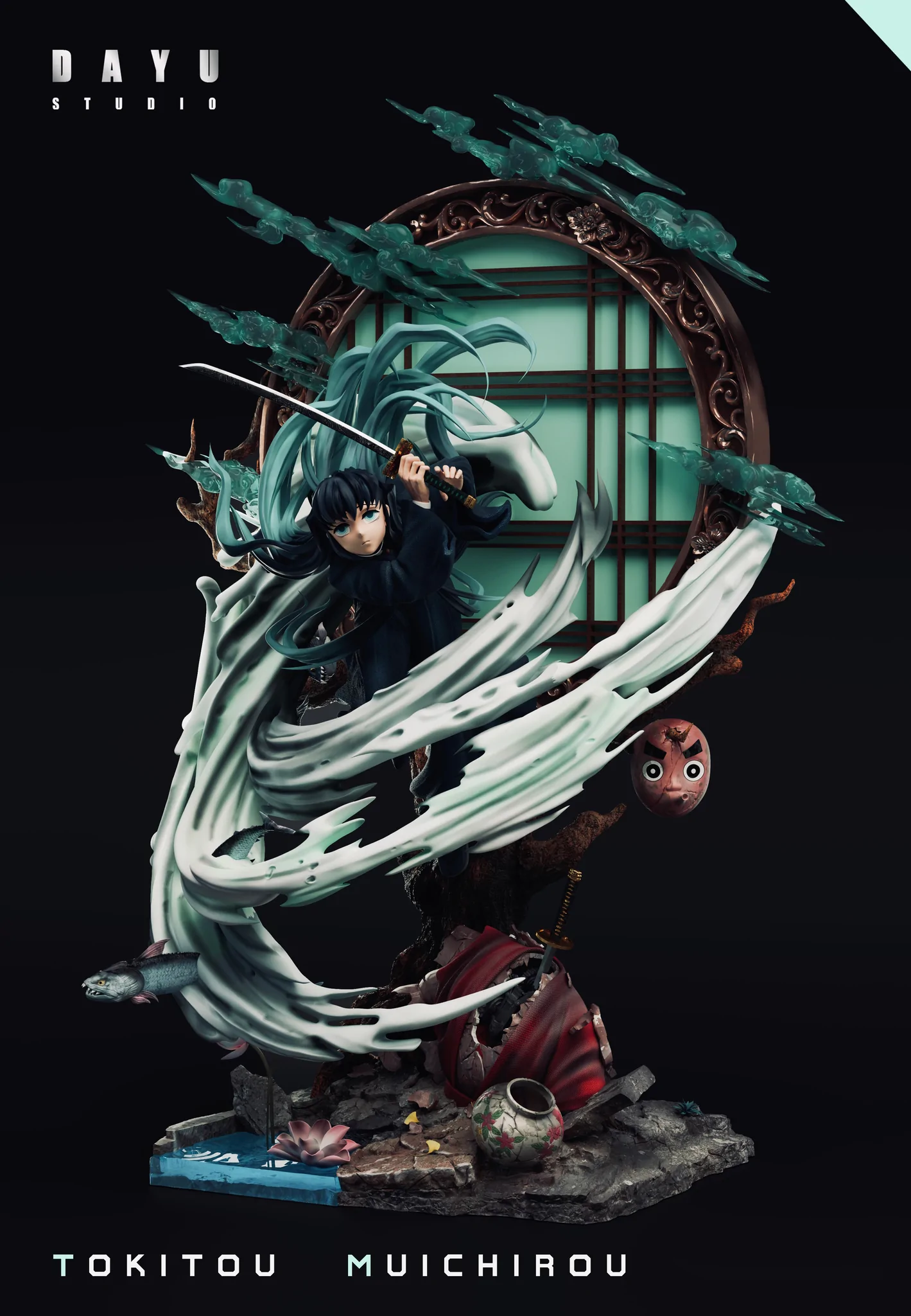 Muichiro Tokito with LED - Demon Slayer: Kimetsu no Yaiba Resin Statue