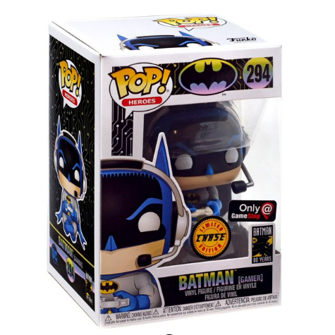 Funko Pop! DC Gamer Batman Sitting Chase Exclusive