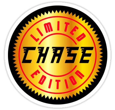 golden chase sticker 