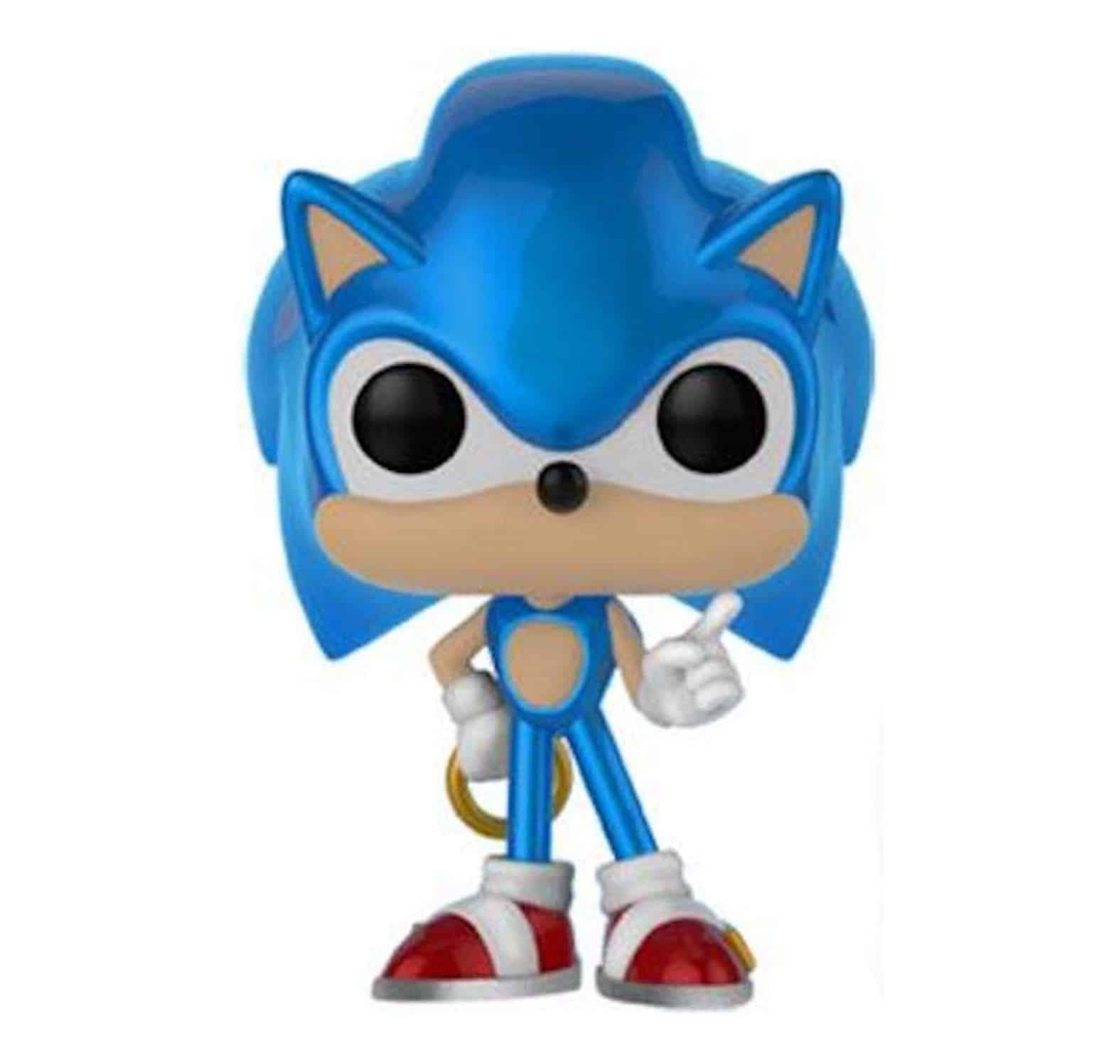 Sonic the Hedgehog with a Gold Ring - Metallic Exclusive