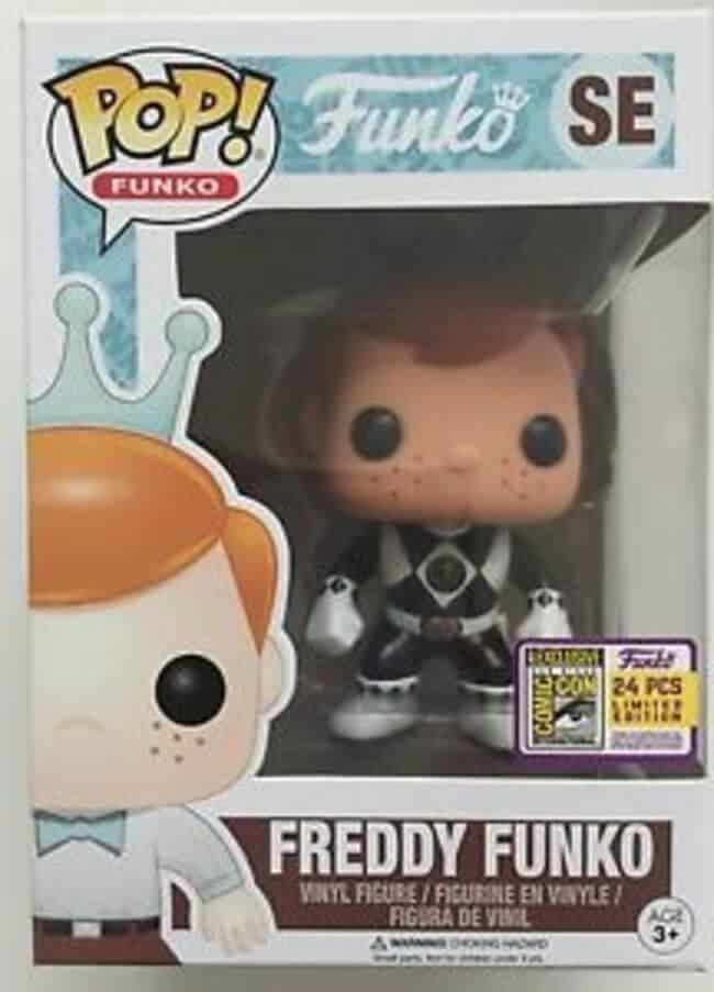 Freddy Funko as the Black Power Ranger SE