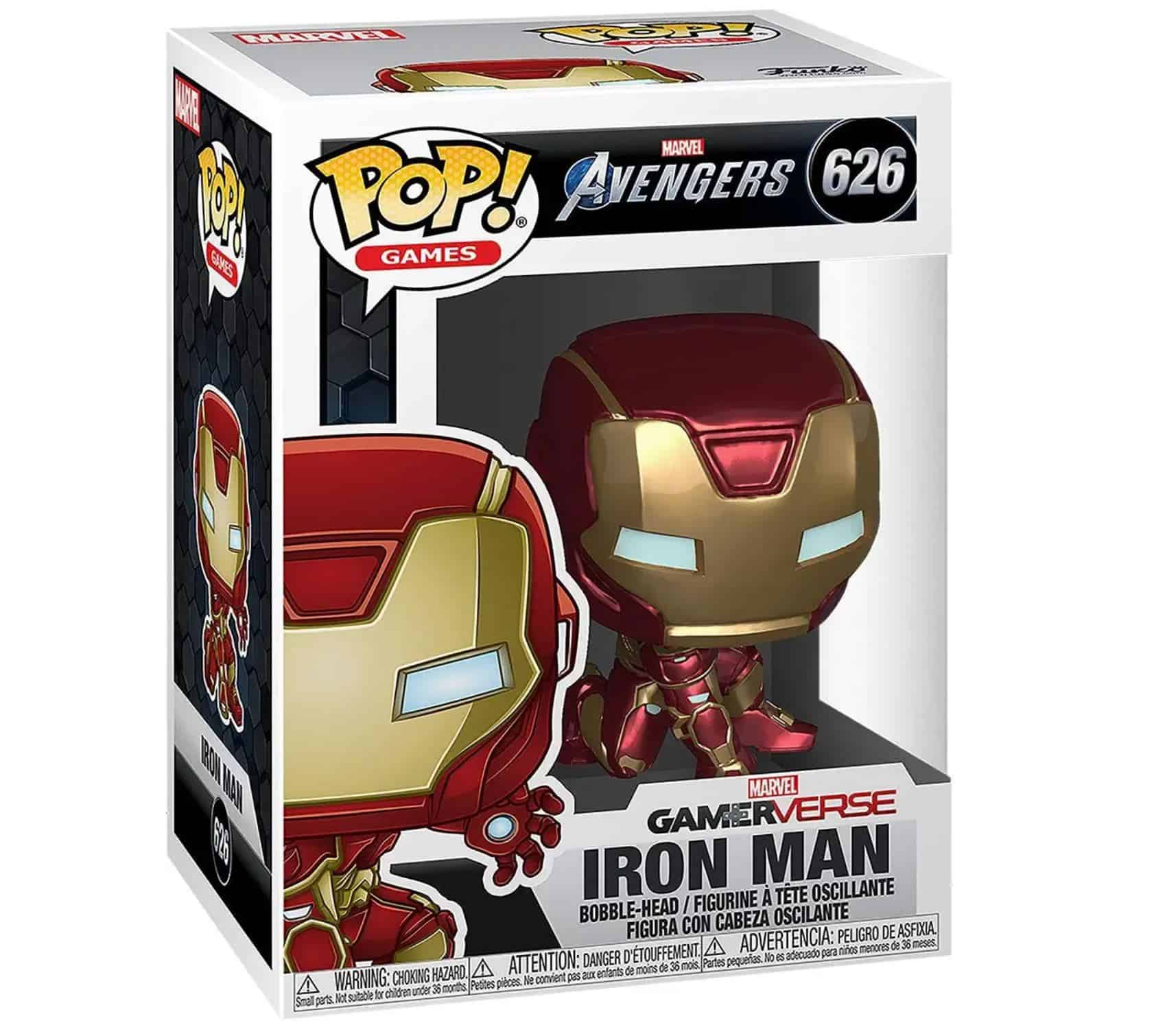 Funko Pop! Marvel: Avengers Game - Iron Man (Stark Tech Suit), Multicolor