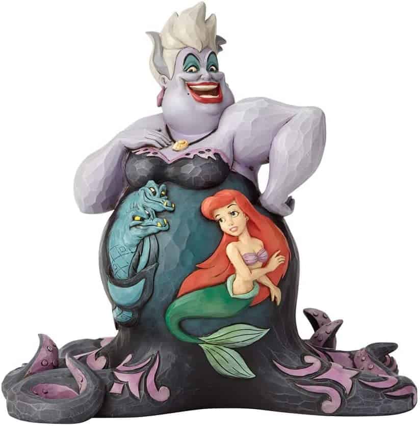 Enesco Disney Traditions by Jim Shore Little Mermaid Ursula Undersea Scene Figurine, 8.2 Inch, Multicolor, 4059732