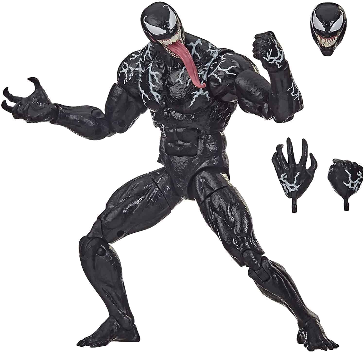 Venom Action Figure Guide Mecmeka Venom Legend Series-Venōm Action Figure-Venōm Figure-Venōm Toys(MG) (Black) 