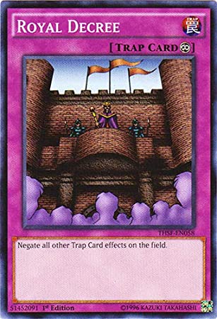 Yu-Gi-Oh! - Royal Decree (THSF-EN058) - The Secret Forces - 1st Edition - Super Rare Yu-Gi-Oh!