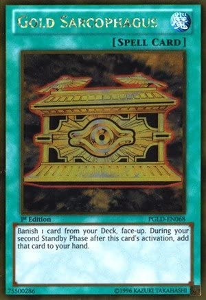 Yu-Gi-Oh! - Gold Sarcophagus (PGLD-EN068) - Premium Gold - 1st Edition - Gold Rare by Yu-Gi-Oh! 