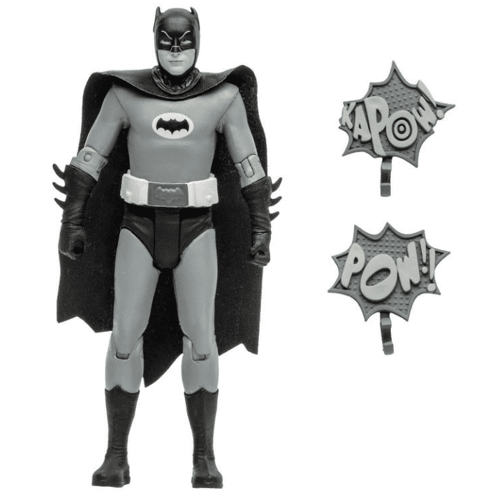 DC Retro Batman 66 Black and White TV Edition Figurine 