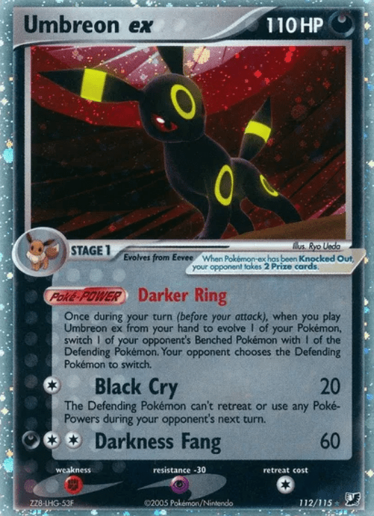 EXRuby Sapphire Era Unseen Forces Umbreon ex