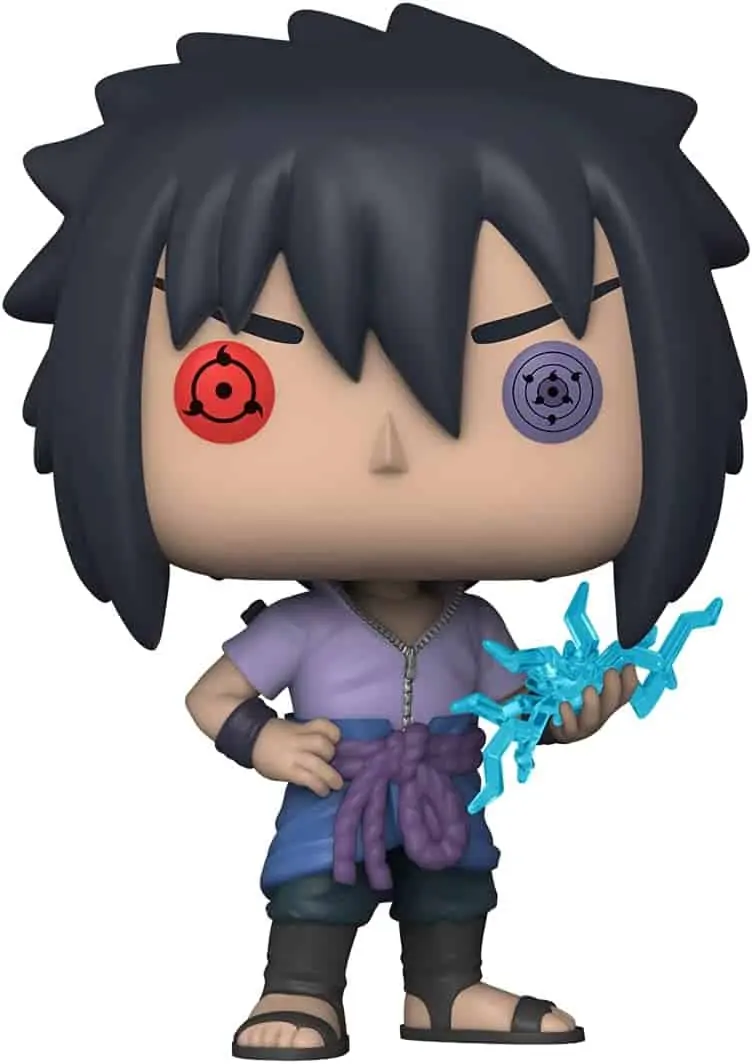 Funko Pop Naruto Shippuden Sasuke Uchiha Rinnegan w/ Chidori Chase Figure (AAA Anime Exlcusive)