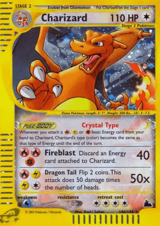 Secret Rare Crystal Type Charizard