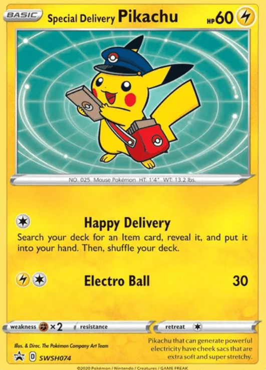 Special Delivery Pikachu SWSD Promo