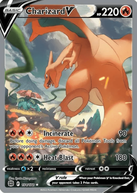 Sword and Shield Brilliant Stars Charizard V Alternate Full Art