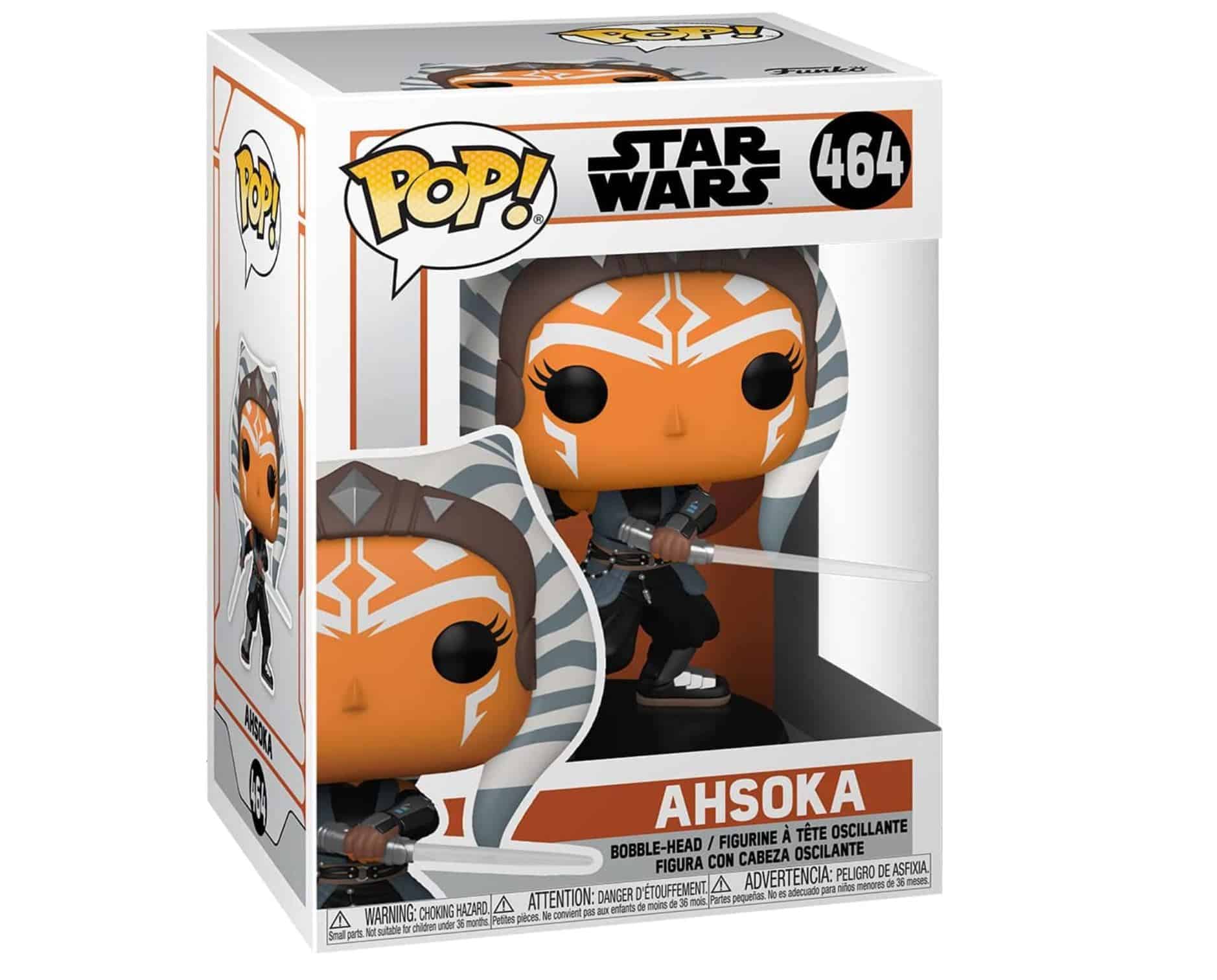 Funko Pop! Star Wars: The Mandalorian - Ahsoka with Lightsabers Vinyl Bobblehead