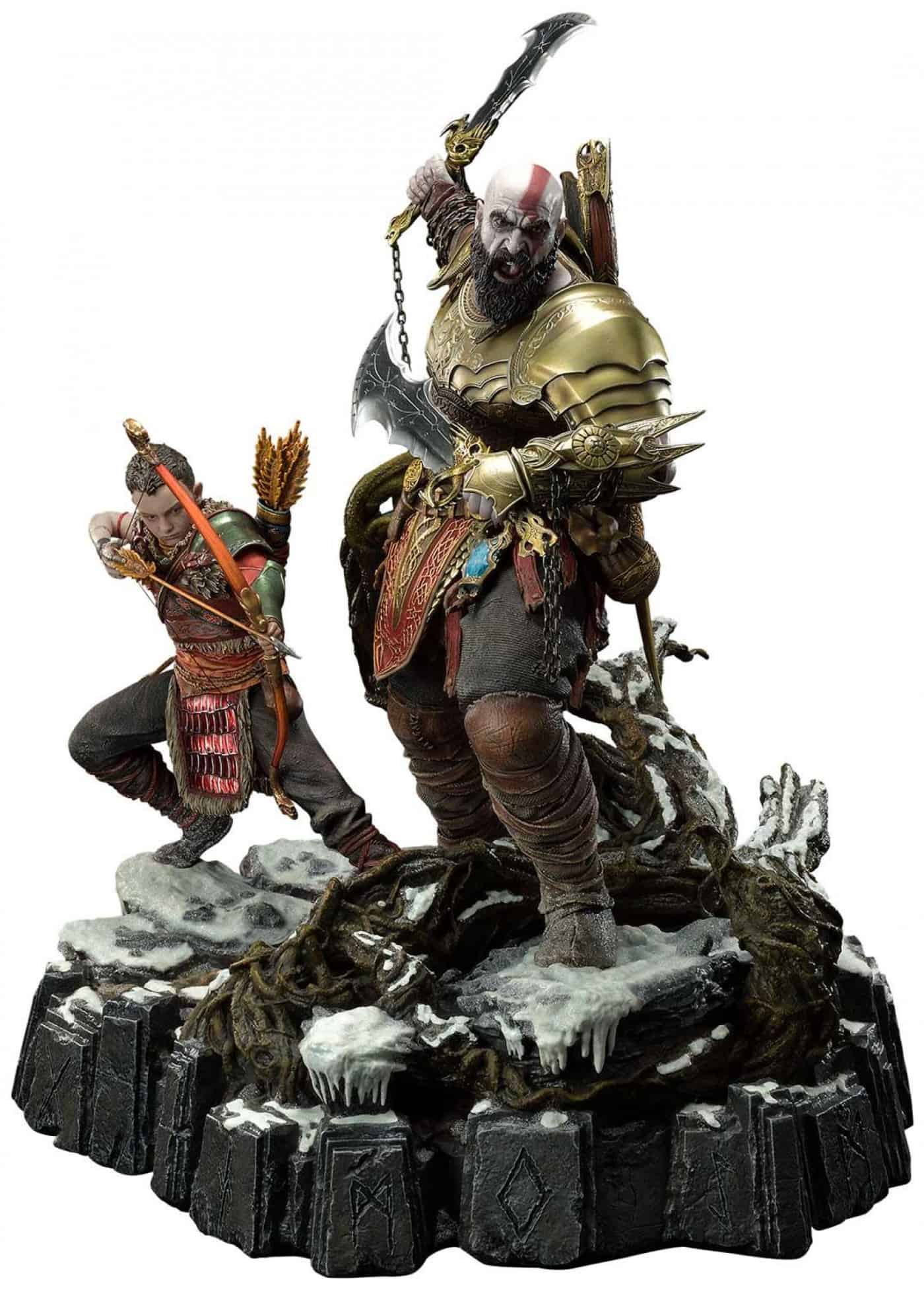 kratos & atreus the valkyrie armor set deluxe version