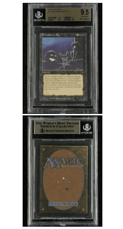 legends mtg all hallow's eve nm sorcery card