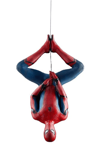 Spider-Man Hanging from Web Line - Homecoming Life-Sized Statue