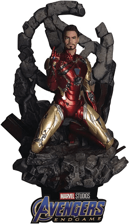 beast kingdom avengers endgame iron man d-stage statue 