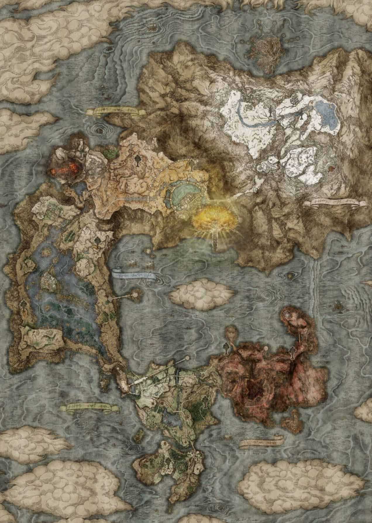 Elden Ring Map Displate