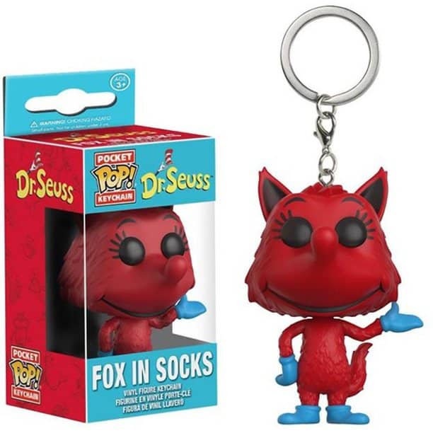 Fox in Sox Dr. Seuss Funko Pocket Pop! Keychain