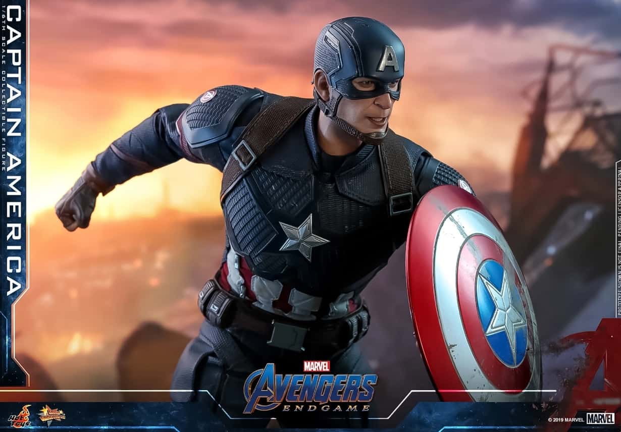 Best Avenger Action Figures of All Time hot toys movie masterpiece series chris evans as captain america in avengers endgame