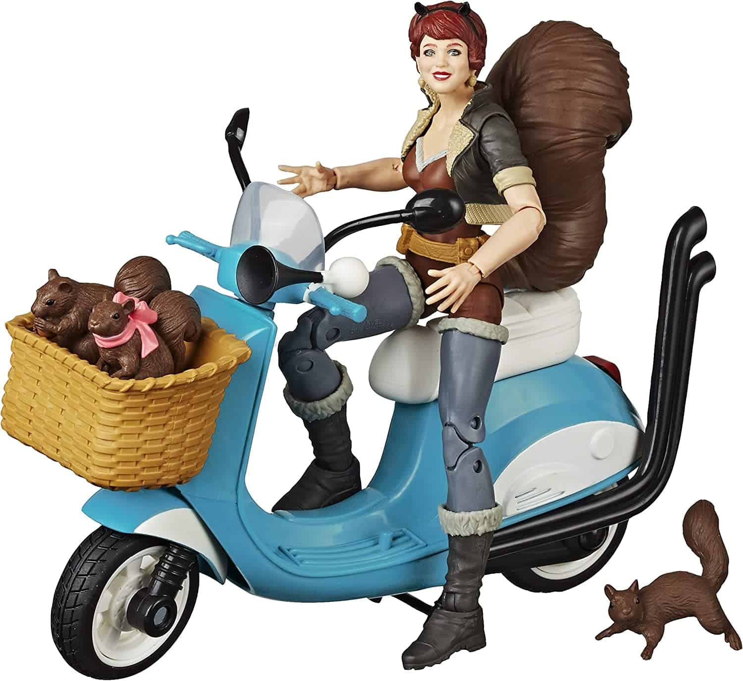 Best Avenger Action Figures of All Time marvel legends squirrel girl on scooter