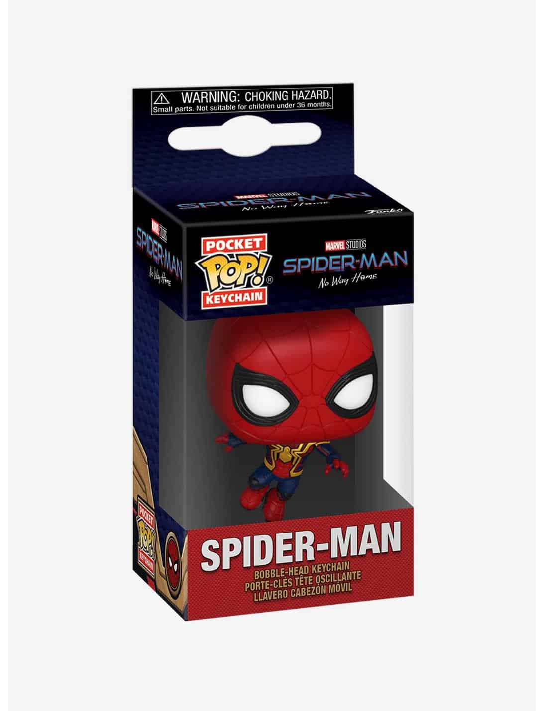 spider-man no way home funko pocket pop keychain