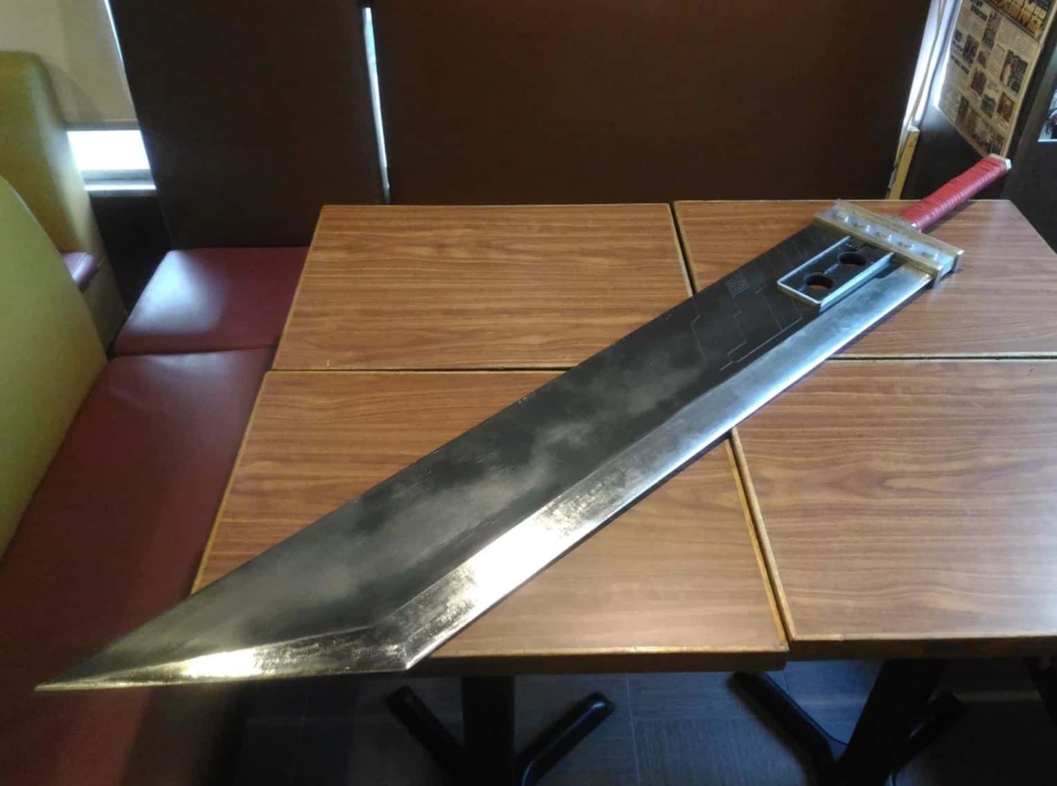 Final Fantasy VII Buster Sword Replica 8mm Metal Cosplay